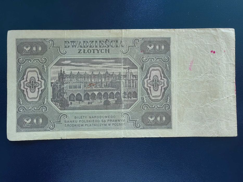 Банкнота 20 злоти 1948г.