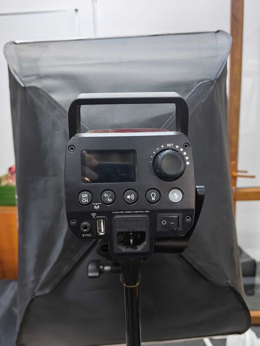 Lumini Studio Godox cu Blit/Panou led pentru poze/Trepied cu cap fluid
