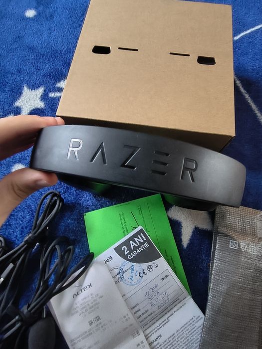 Casti Gaming Wireless Razer Barracuda X 2022 Negre, 7.1 Garantie 2026