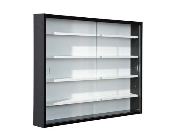 Колекционерска витрина в черен цвят