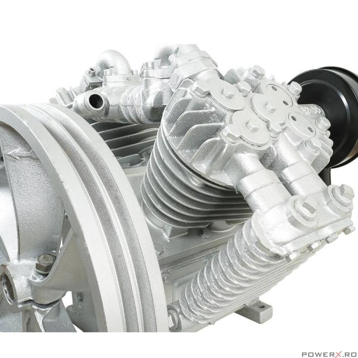 Cap compresor de aer cu 4 cilindri, motor pentru compresor, 10kW