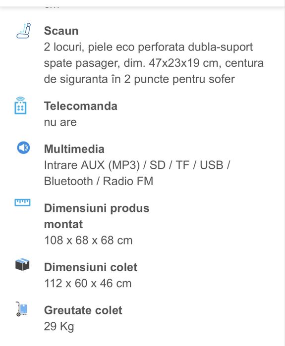 ATV electric pentru copii