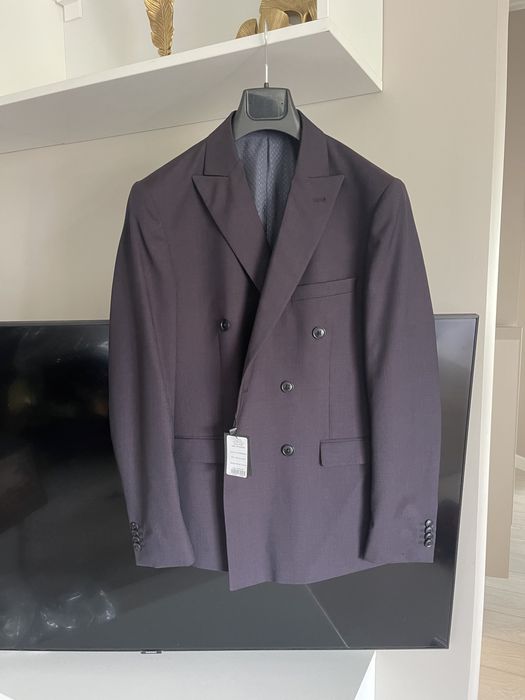 Sacou double-breasted Seroussi Nou marimea 50