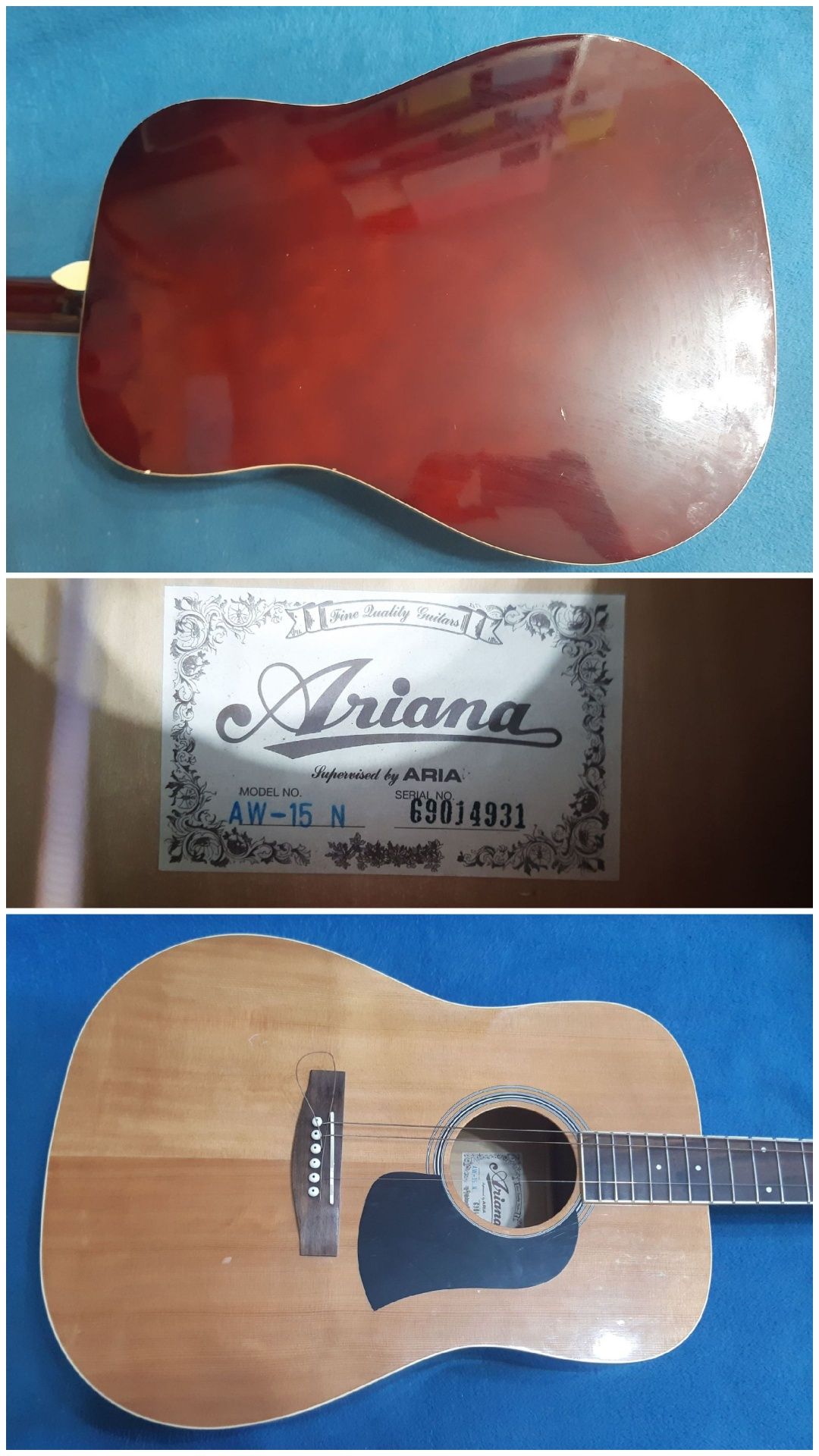 Chitara Clasica Acustica ARIANA model AW-15 N ...