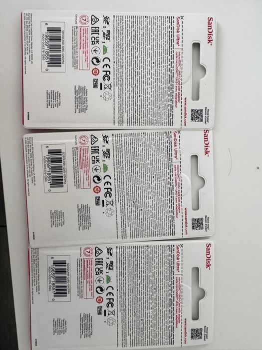 Card de memorie Sandisk micro SD - SDXC Ultra 128 GB, Class 10, 100Mbs