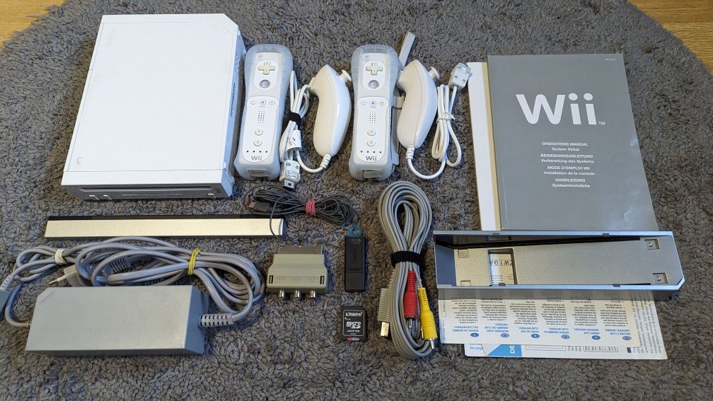 Consola Nintendo Wii Full box Modata 2manete/nunchuckuri 64gb