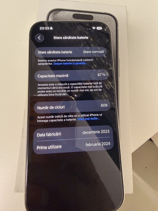 Se vinde Iphone 15 pro