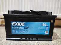 Baterie auto Exide AGM start stop 80Ah import.