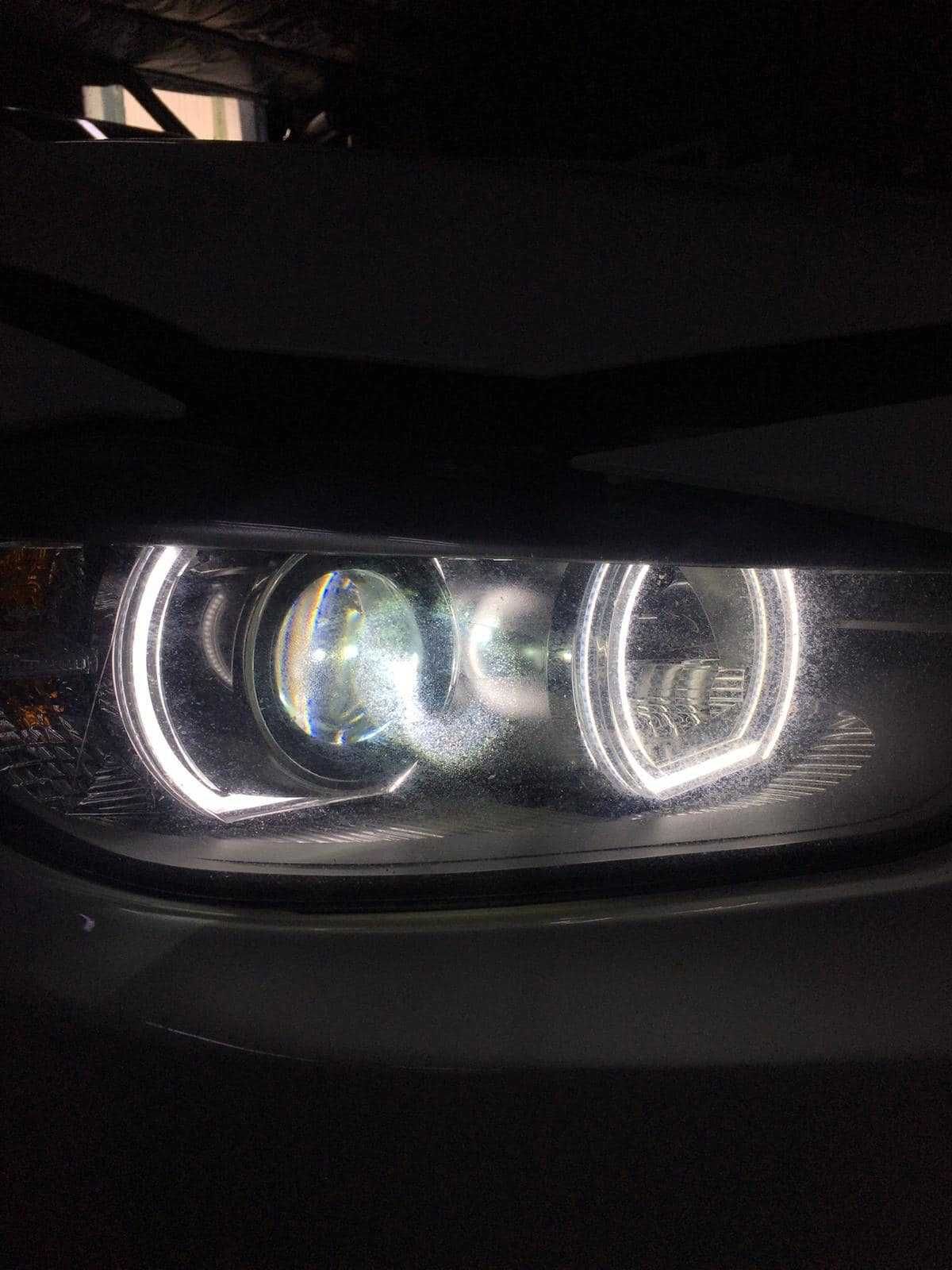 BMW F30 Kit Lupe Bixenon+Xenon 35W+Angel Eyes DTM LED