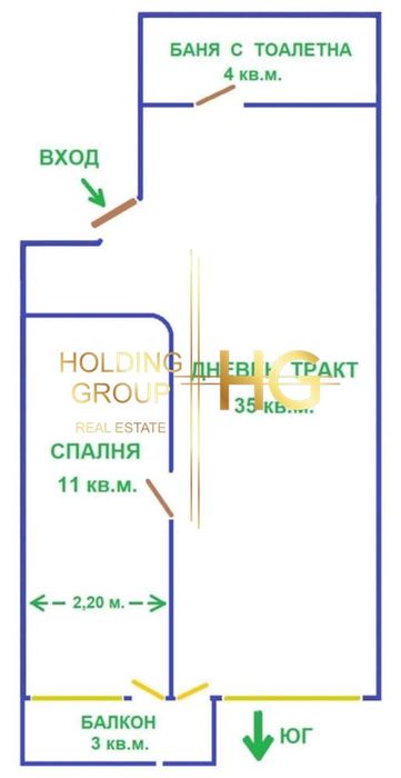 Продава се Двустаен апартамент в Варна, Център - 65 кв.м за 2614 €/кв.м - Снимка #3