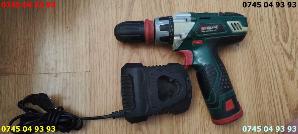 filetanta bormasina parkside PABSW 10.8 b3 ac bun incarcator cu proba