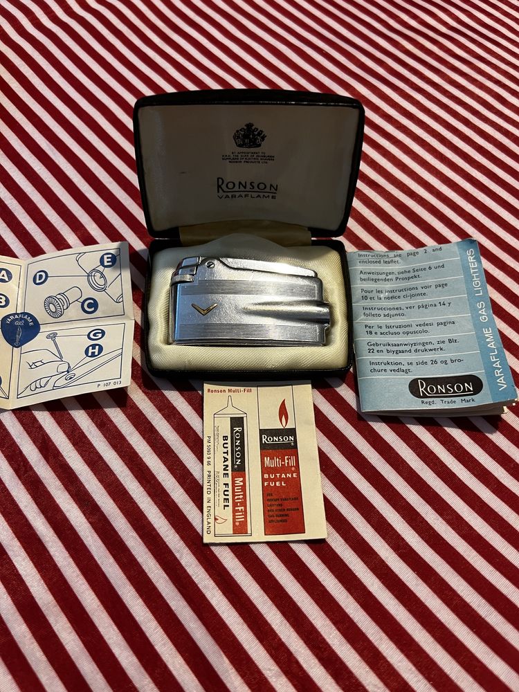 Запалка Ronson Silver England Колекционерска