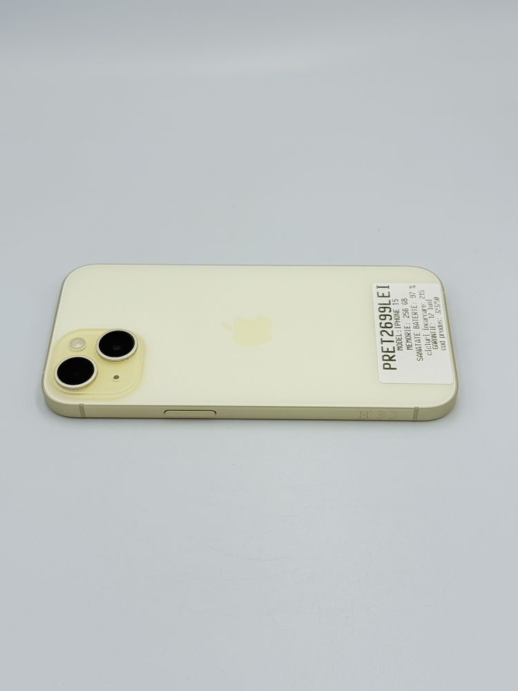 Magazin vindem iphone 15 neverlocked 256 gb cu garantie excelent