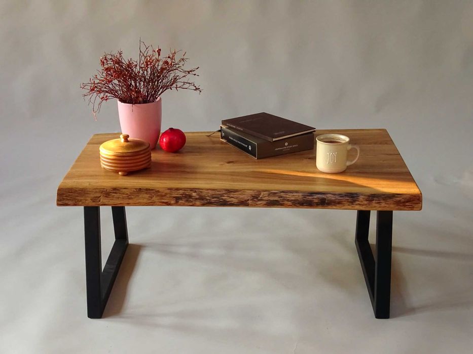 Masuta de cafea din stejar rustic