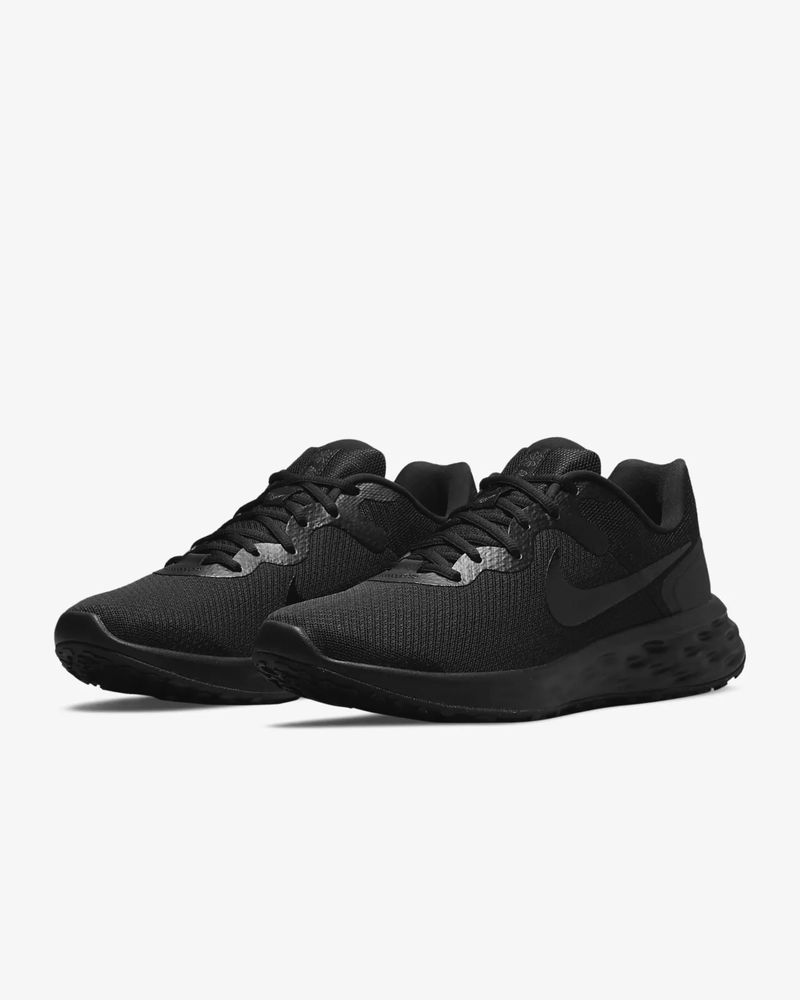 Black Men's Road Running Shoes Nike Revolution 6 | Размер 45.5