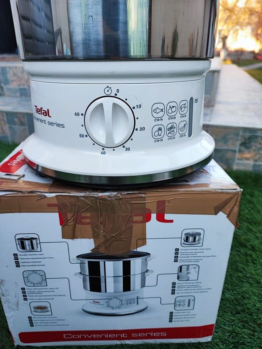 Aparat de gătit cu aburi Convenient Series VC145130, 2 vase, cronometr