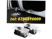 Proiectoare Logo Audi Portiera Holograma Emblema Luminoasa Led