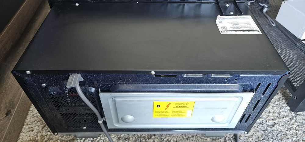 Cuptor cu microunde ca nou Samsung MG22M8274AT incorporabil, 850W, Gri