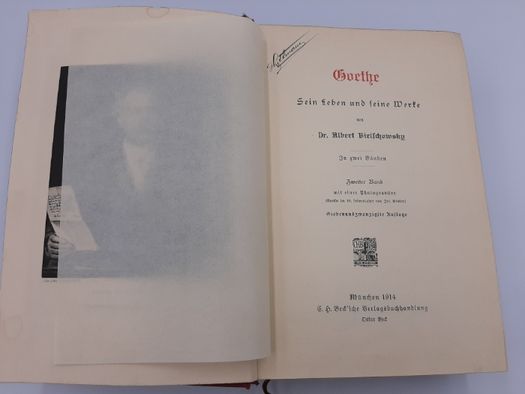 Carte de colectie ! Goethe - Sein Leben Und Feine Merfe /Munchen 1914