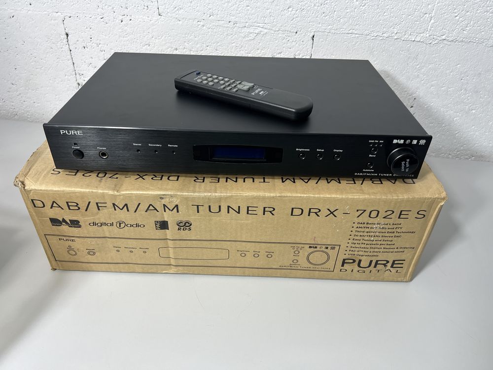 Vand tuner Pure dab/fm/am  DRX-702ES nou cu telecomanda