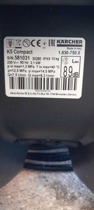 Водоструйка керхер к5 компакт