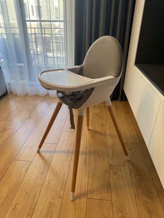 Столче за хранене KinderKraft Fini, сиво