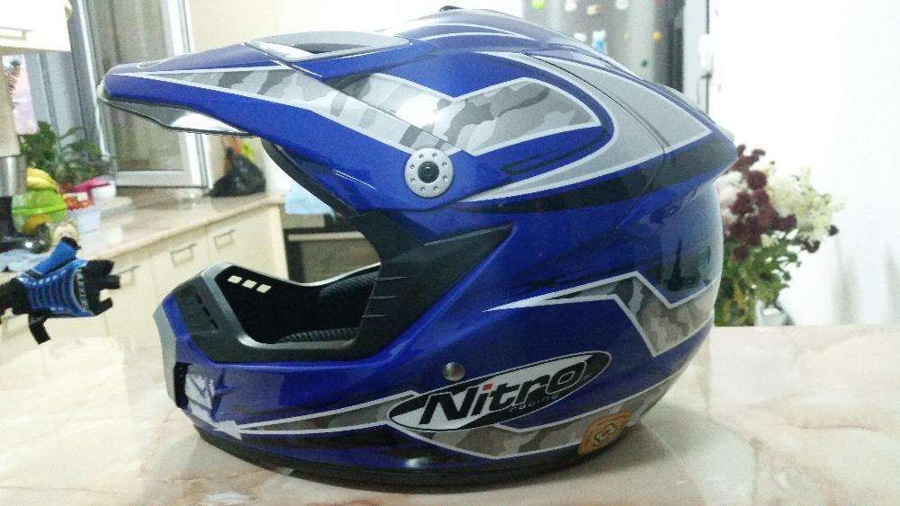 Casca profesionala Enduro/Downhill/ATV/Motocross, model Nitro MX 422.