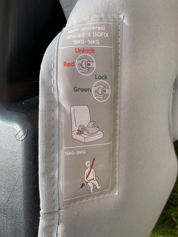 Inaltator auto Junior Isofix