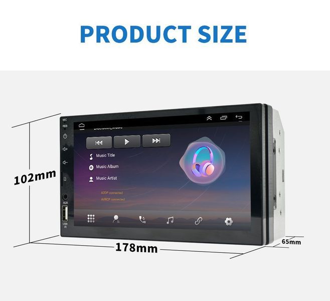 Мултимедия 3525 MP5 Player + Задна камера, 7 2Din/Bluetooth/HD Auto ra
