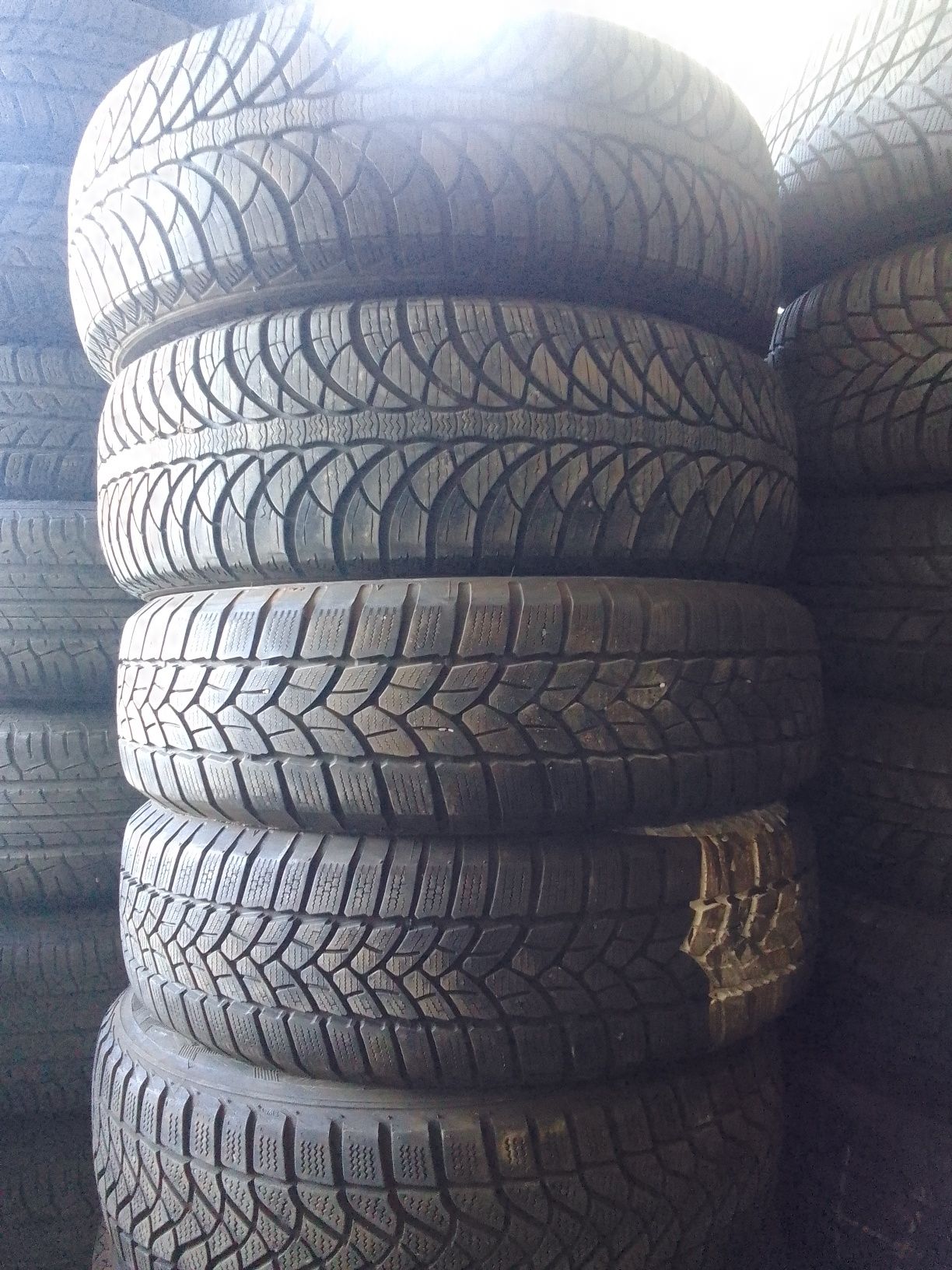 Употребявани гуми втора употреба всякакви размери зимни и летни