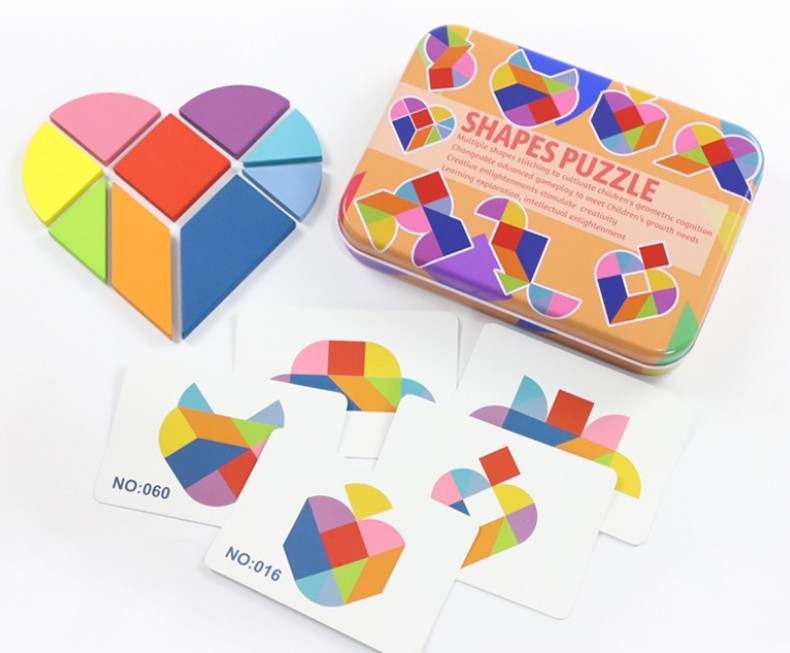 4 броя 3D Пъзели за Деца с Повече от 100 Фигури всеки в Метална Кутия