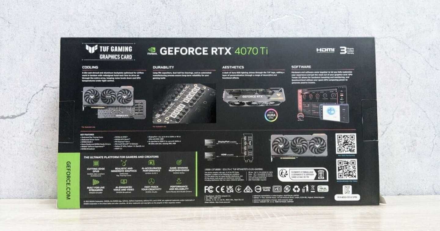 Nvidia Asus RTX 4070Ti