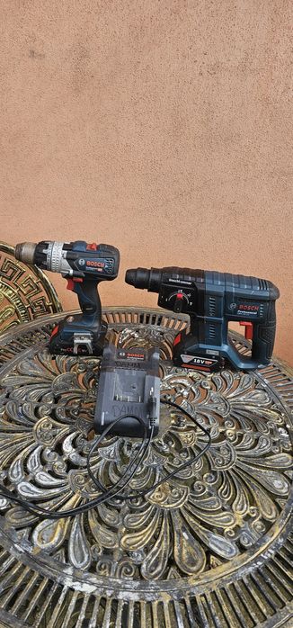 rotopercutor și filetanta bosch brushless