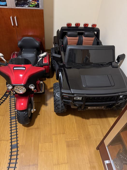 Электро машина , харли, велосипед, машина электро маленькии