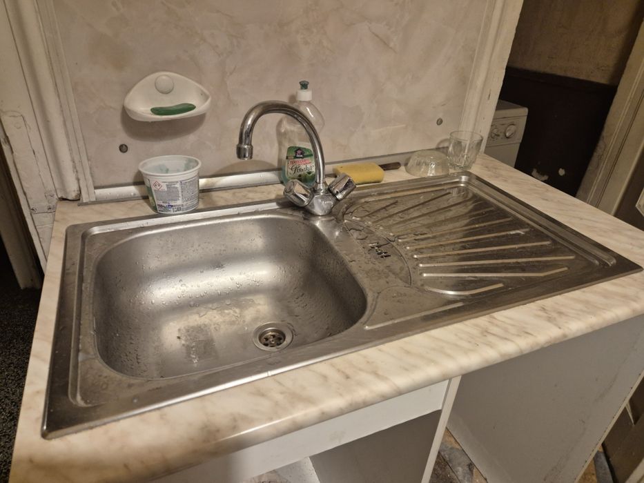 Кухненска мивка с батерия