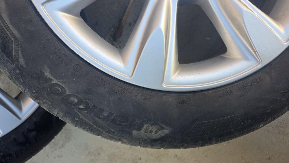 Jante originale audi 17, 5x112 cauciucuri vara dot 2023