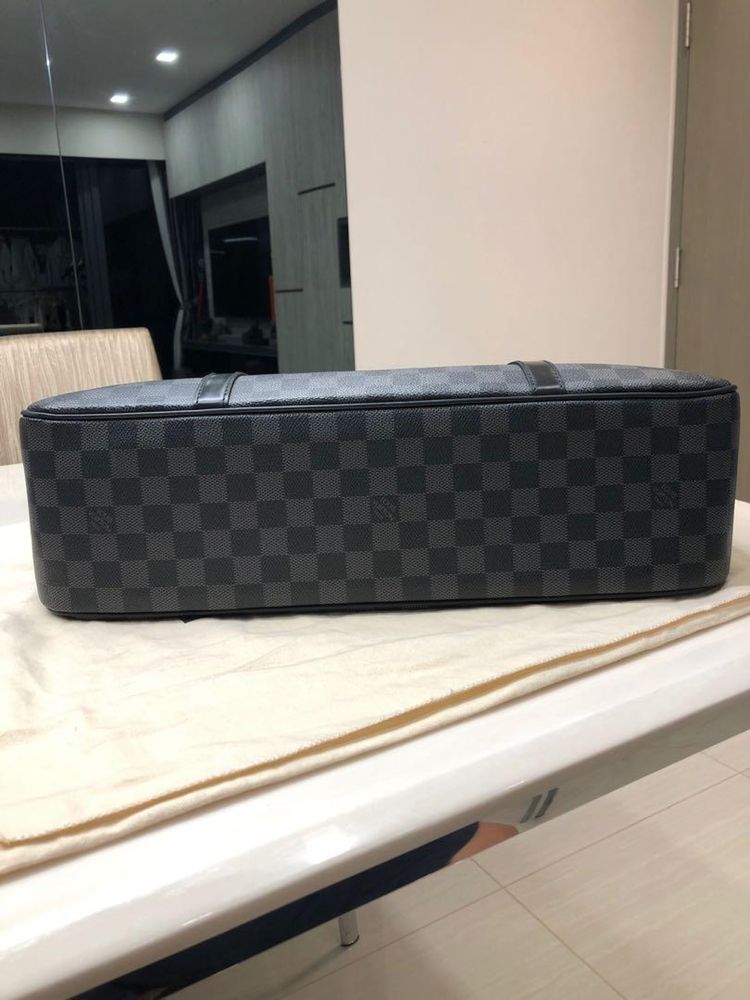 Ocazie!! Geanta LOUIS VUITTON JORN Messenger Laptop Damier ORIGINALA