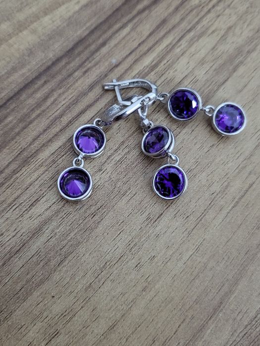 Bijuterii din argint pur 925 cu zircon și pietre naturale