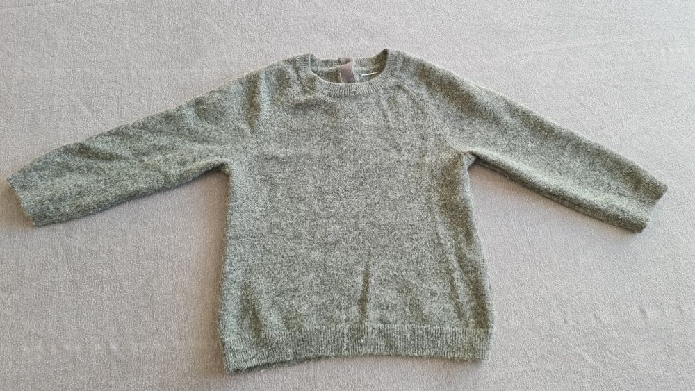 Set pulover și pantaloni din cașmir, pentru copii, mărimea 92