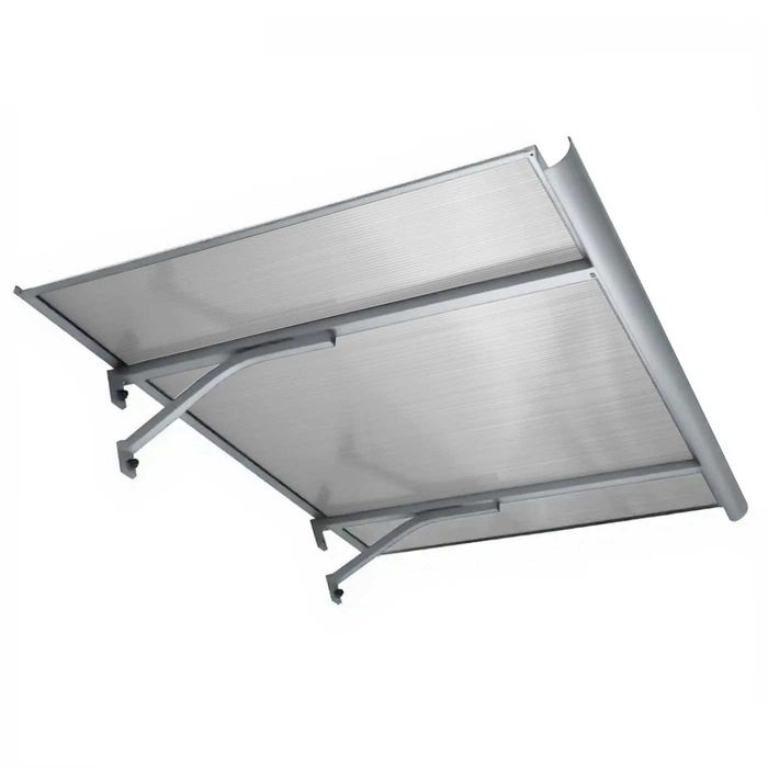 Copertină BODO PRO Alu cu jgheab +Policarbonat /adăpost/ acoperiș