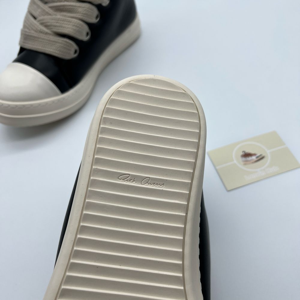 Rick Owens Low Top Jumbo Lace