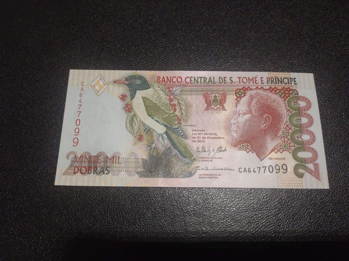 Bancnota Sao Tome e Principe 20000 dobras