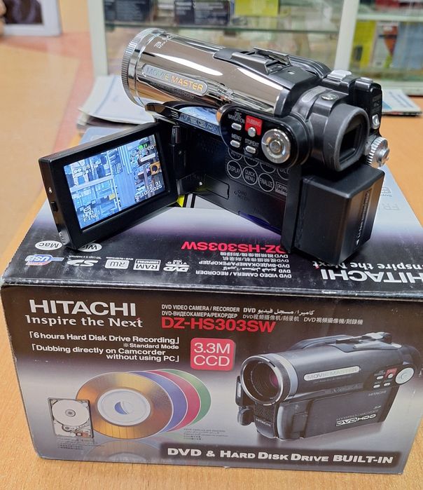 Hitachi DZ-HS 303(Япония,новая,очень крутая,стильная,DVD+Hard Disk)