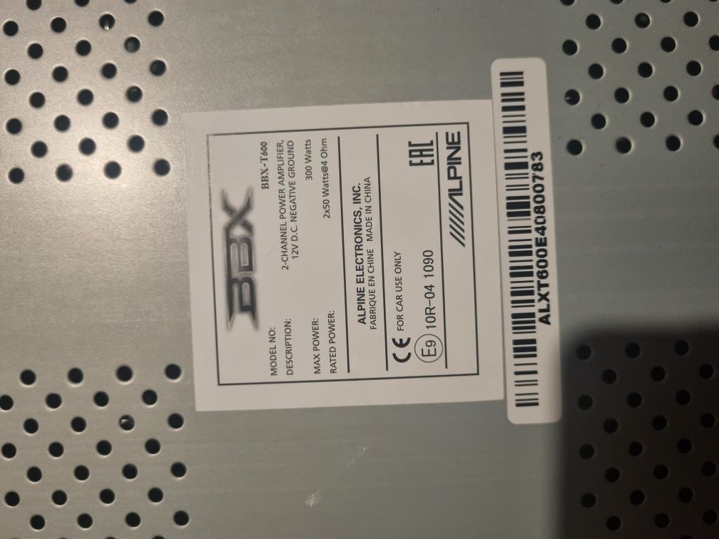Pachet alpine stație + subwoofer