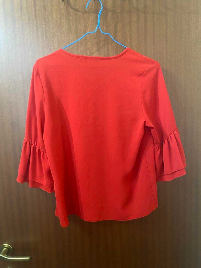 Select bluza rosie eleganta
