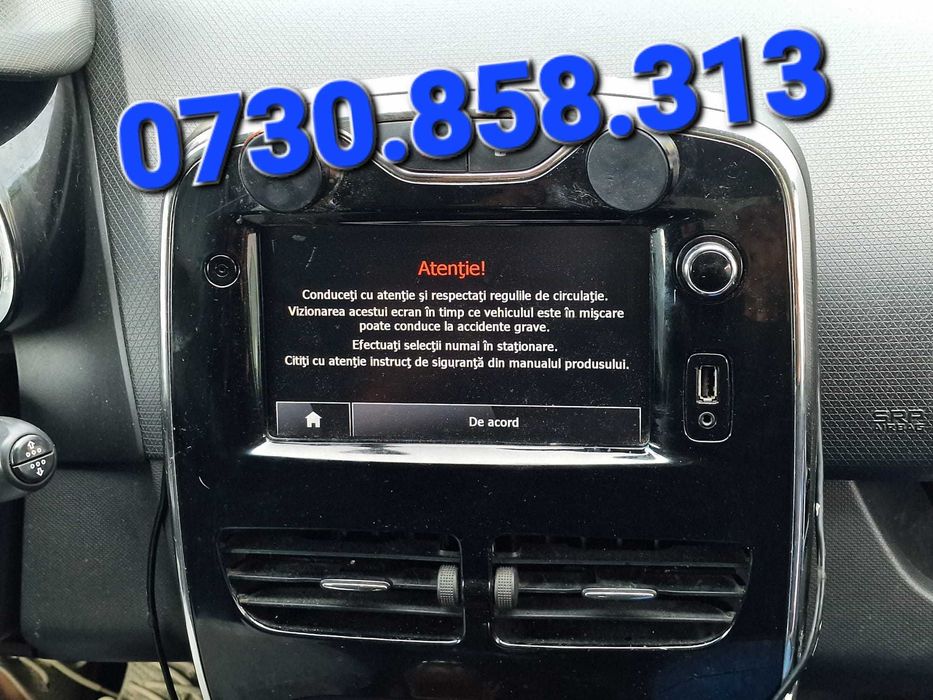 Renault Clio 4 camera video reverse marsarier Renault Captur Media Nav