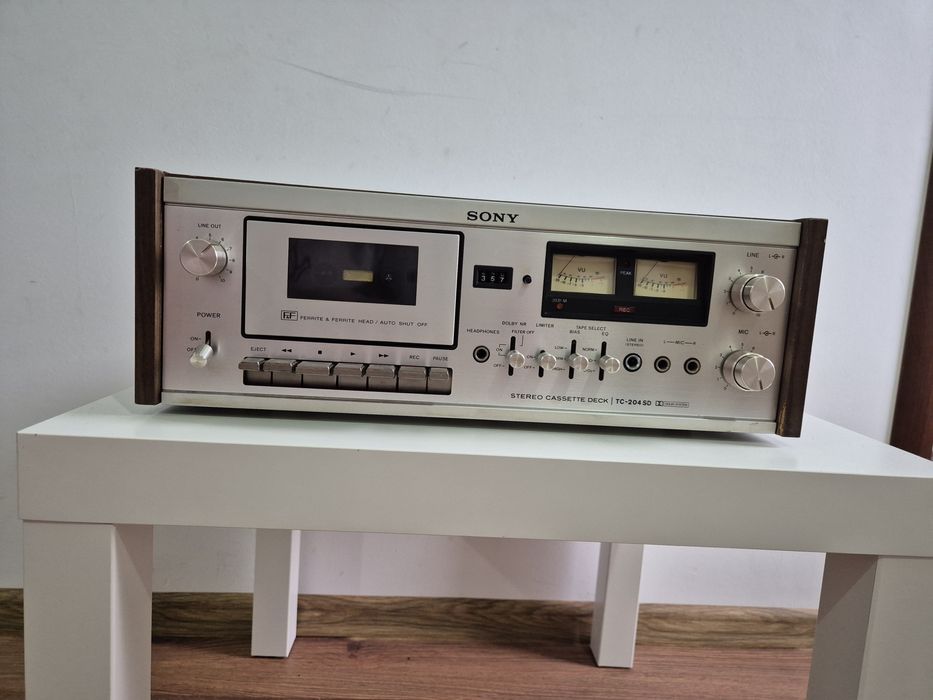 Sony TC 204SD deck casetofon vintage superb