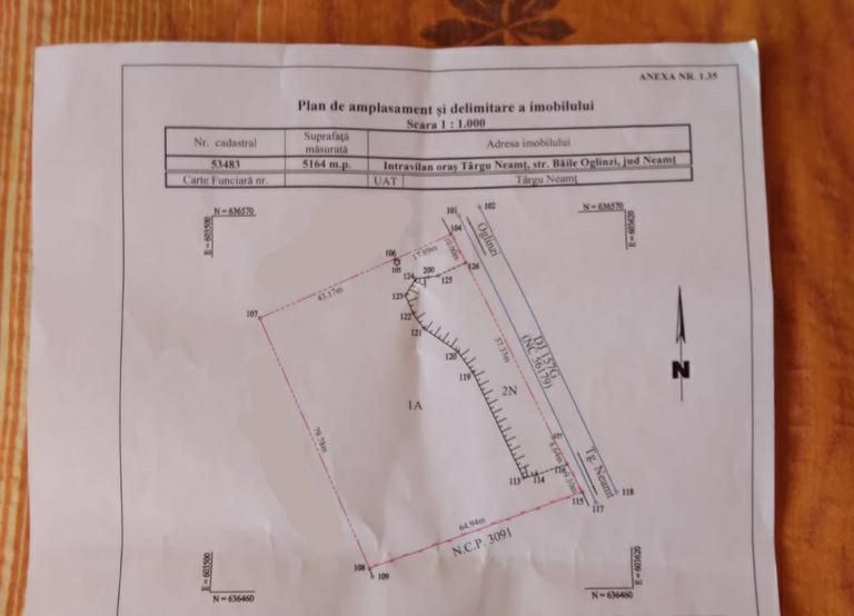 Vand teren-5164 mp-Tg Neamt