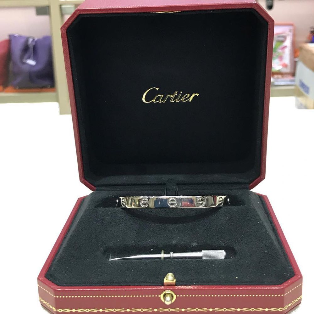 Brățară Cartier LOVE 16 White Gold 750