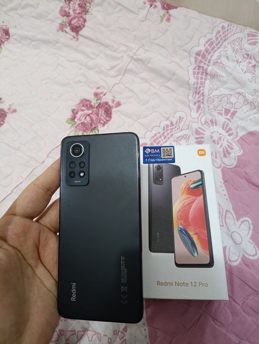 Xiaomi Redmi Note 12 Pro 8+8/256GB Black Igravoy Karobka Holati Yaxshi